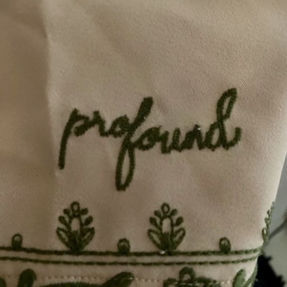 PROFOUND unisex floral embroidered shirt M - Picture 6 of 7